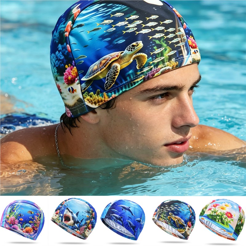 Aquatic Sports Activities - Touca de Natação Compacta e Portátil