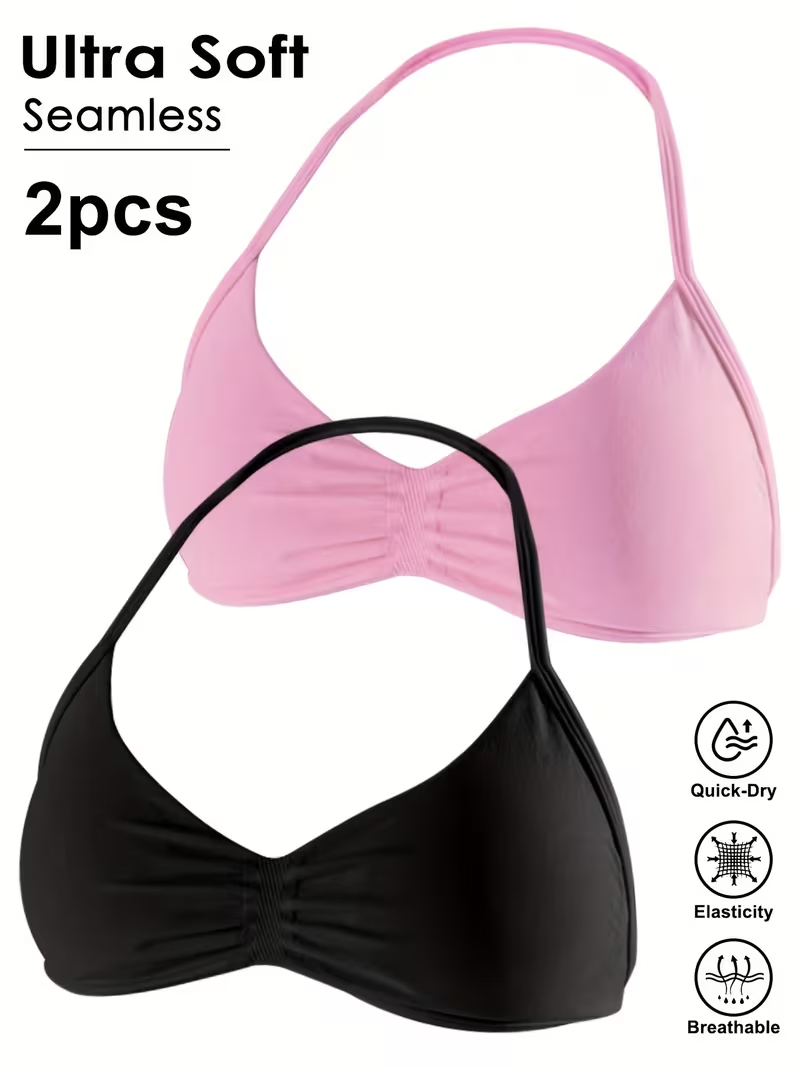 2 peças Top Cropped Feminino S - Aquatic Sports Bra avaliação e preço